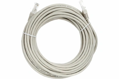 Патч-корд UTP cat5е 10м серый Джетт 108-110