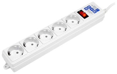 Сет.фильтр Power Cube 5гн 5м бел.SPG-B-15