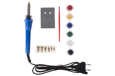 Паяльник-выжигатель Rexant 6нас.+ краски 