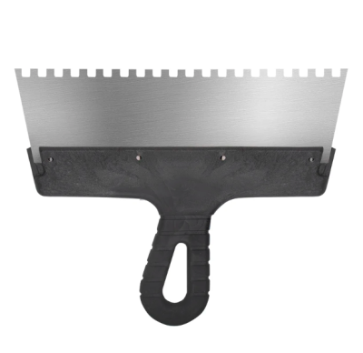 Шпатель фасадный нерж. зубчатый 6мм*6мм 250мм (35215)