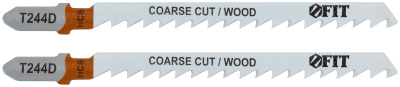 Полотно д/эл.лобзика по дер.2шт Т244D  40940
