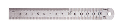 Линейка метал.двухстор. 150мм Hobbi 15-6-015