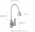 Смеситель для кухни AVRORA Kitchen AV9001 Смеситель для кухни AVRORA Kitchen AV9001