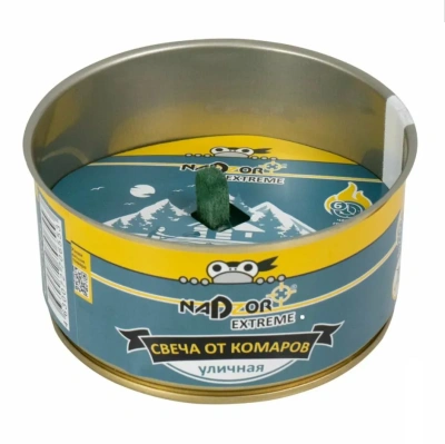 Свеча антимоскитн. на эфирных маслах ,6часов горения NADSOR