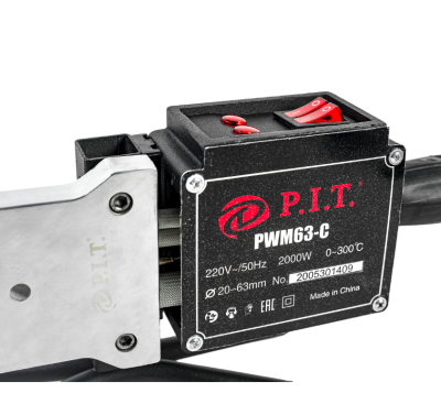 Аппар.сварочный д/полипр.PIT PWM63-C 20-63мм набор 2кВт кейс