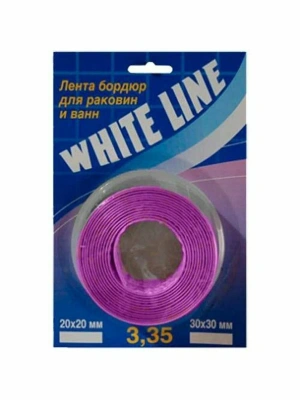 Лента бордюрная 30*30 (розовая) 3,35 м.