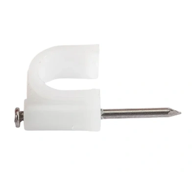 Скобы д/кабеля Стройбат круглые 8мм 50шт 