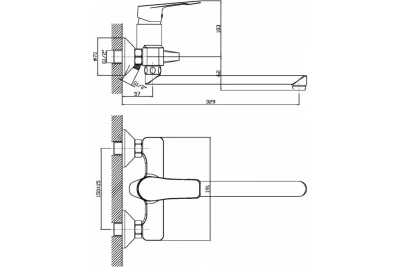 Смеситель для ванны G054710