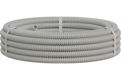 626925 Труба гофр.16мм ПВХ с зондом 1м серая
