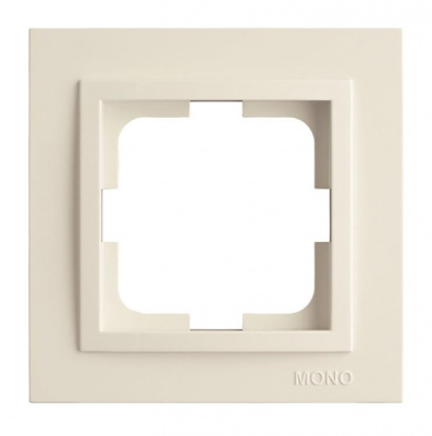Рамка MONO 1-мест. бел. 102-190000-160