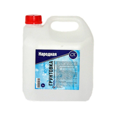 Грунтовка глуб. проник. 3кг "НАРОДНАЯ" 