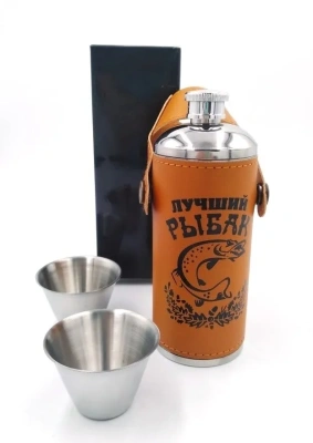 Фляга-10oz в чехле +2стопки GT-10A 