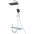 Стойка душевая с картридж.переключением DIKALAN Kn90132 белый