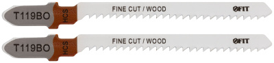 Полотно д/эл.лобзика по дер.2шт Т119BО 40937