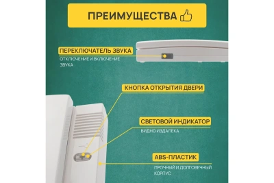 Трубка домофона с индикатором Rexant 45-0347