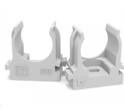 628202 Крепеж д/трубы 20мм сер.