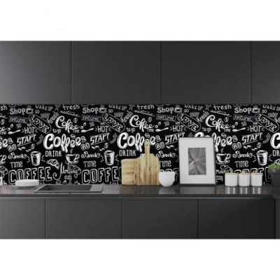 Кухонный фартук АБС "Кофейная доска" 3м*600см