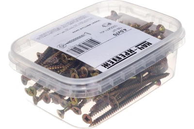 Шуруп желтый цинк 4,0х70мм 130шт