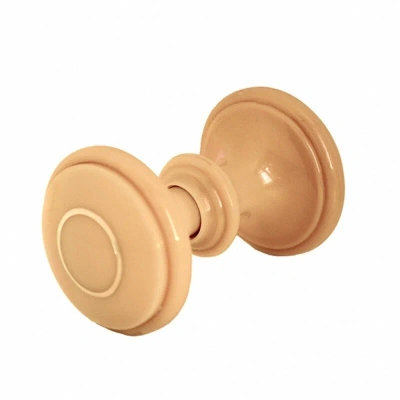 Ручка-кнопка РДП-01-2 пл.св. дерево зол.кольцо