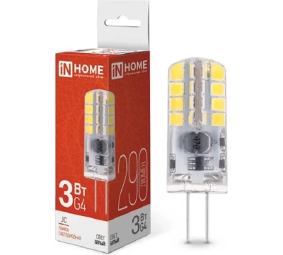 Лампа In Home G4 3W 12V 4000K