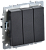 Выключатель 3СП 10А мех.черн. BR-V30-0-10-K02 Brite