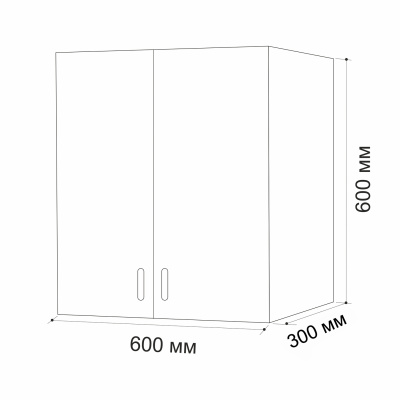 Шкаф для посуды 600 дуб сонома с сушкой