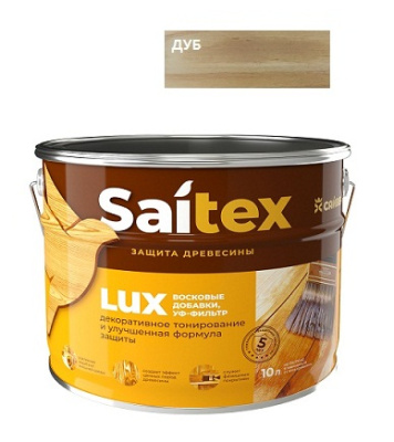 Лак алкидный Saitex LUX  Дуб 3л