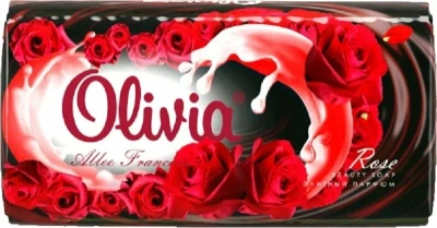 Мыло туалетное "Роза" 90гр "OLIVIA Francais"