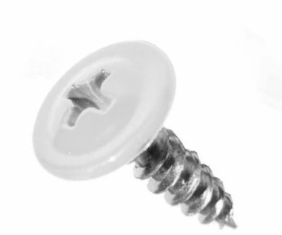 Саморез прессшайба белая 4,2х19 острый 220шт