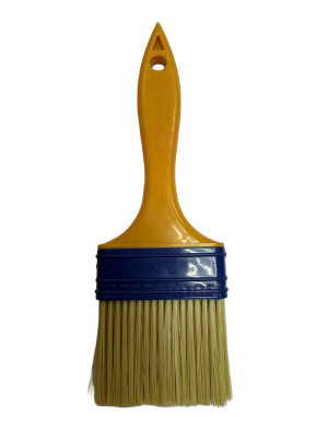 Кисть плоская 65*195мм желто/синяя Китай