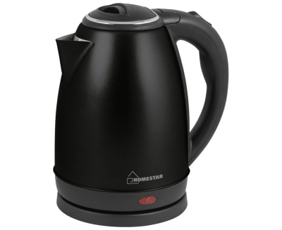 Эл.чайник HOMESTAR HS-1010 1,5л нерж.черн.
