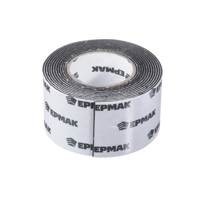 Лента двух/стороняя 40мм-2м черная ЕРМАК (472-021)