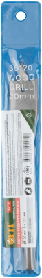 Сверло по дереву перовое 20-152мм 36120