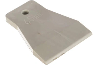 Шпатель рез. 60мм БИБЕР белый (35266)