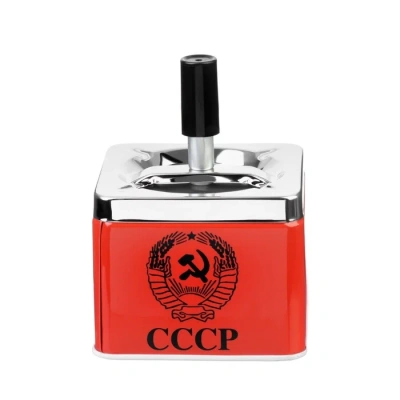 Пепельница бездымная "СССР"9*9*12см 5296446