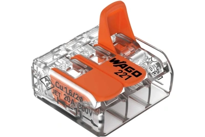 Клемма СМК 221-413 3*0,2-4мм2 WAGO