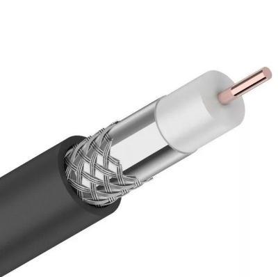 626876 Кабель RG-6 75 Ом черн 64% коаксиальный