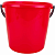 Ведро "Соло" 5л (Красное) С631 кра
