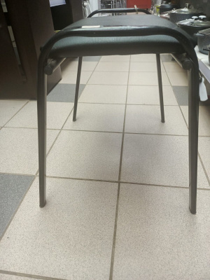 Банкетка 60см метал. к/з черн 99/черн