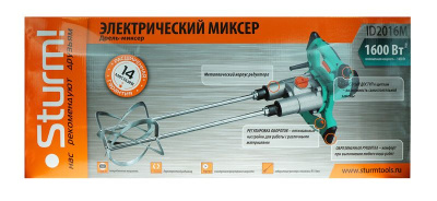 Дрель-миксер Sturm ID-2016М 1600W