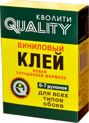 Клей обойный винил. в коробке 200г "Кволити"