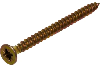 Шуруп желтый цинк 5,0х50мм 100шт