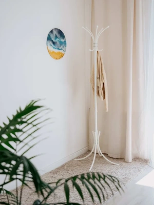 Вешалка-стойка "Корона" белый