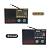 Радиоприемник М-530ВТ-S FM/AM/SW USB/SD фонарь солн/бат Blutooth 85681/М-530ВТ