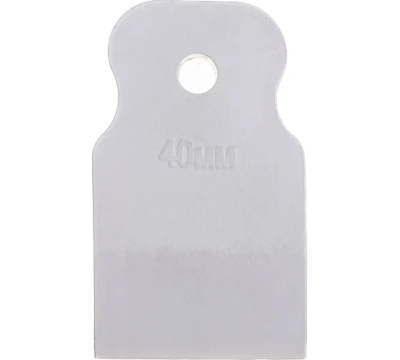 Шпатель резиновый белый 40мм БИБЕР (35265)