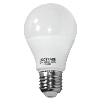 Лампа LED А60 12W Е27 4000K Diodtrade