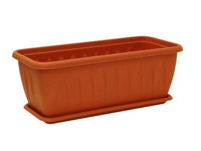 Ящик балконный Алиция 600мм с поддоном (терракот.) М 3215