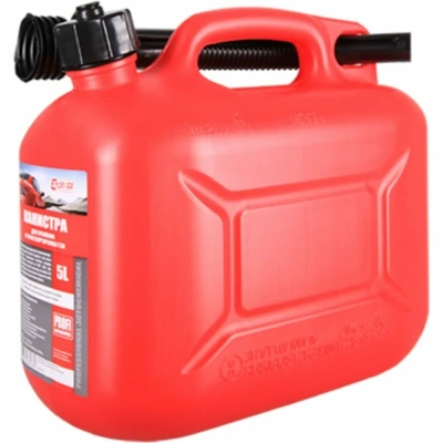 Канистра для ГСМ 5л с заливным устр. "Orfan red"