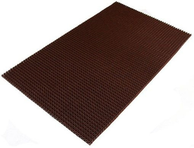 Коврик щетинистый "Травка"45*75см*12мм (коричневый)
