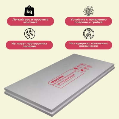 Утеплитель "ТЕХНОПЛЕКС" №10 1200*600 